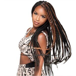 NWT X-Pression African Collection Synthetic Hair 100% Kanekalon Size 82" Long Co